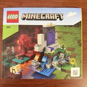 LEGO Minecraft: The Ruined Portal (21172) Instruction Manual Booklet Only